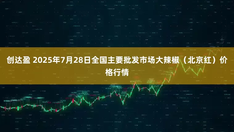 创达盈 2025年7月28日全国主要批发市场大辣椒（北京红）价格行情