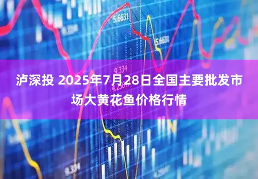 泸深投 2025年7月28日全国主要批发市场大黄花鱼价格行情