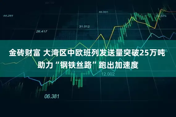 金砖财富 大湾区中欧班列发送量突破25万吨 助力“钢铁丝路”跑出加速度
